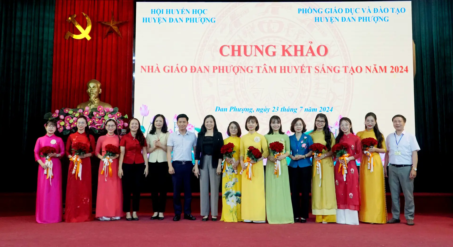 Chung khảo “Nhà giáo Đan Phượng tâm huyết, sáng tạo” năm 2024