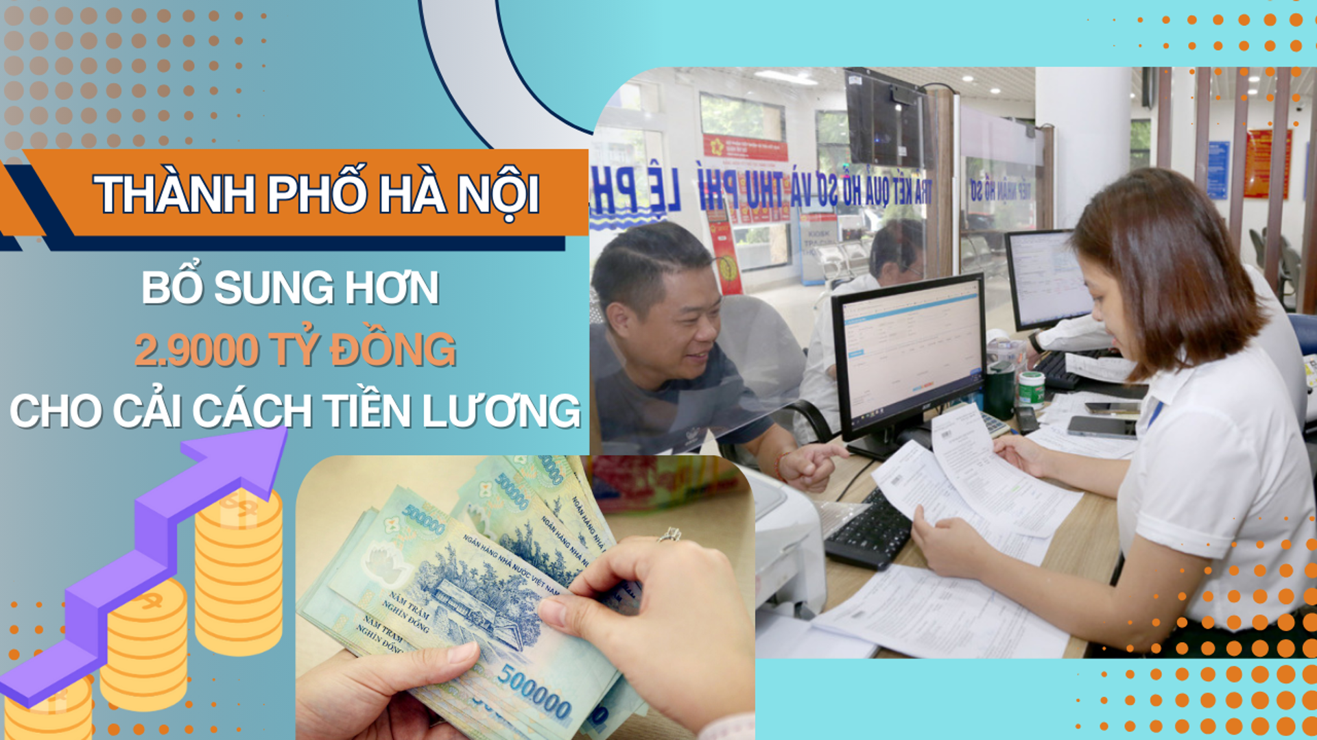 Hà Nội bổ sung hơn 2.900 tỷ đồng cho cải cách tiền lương