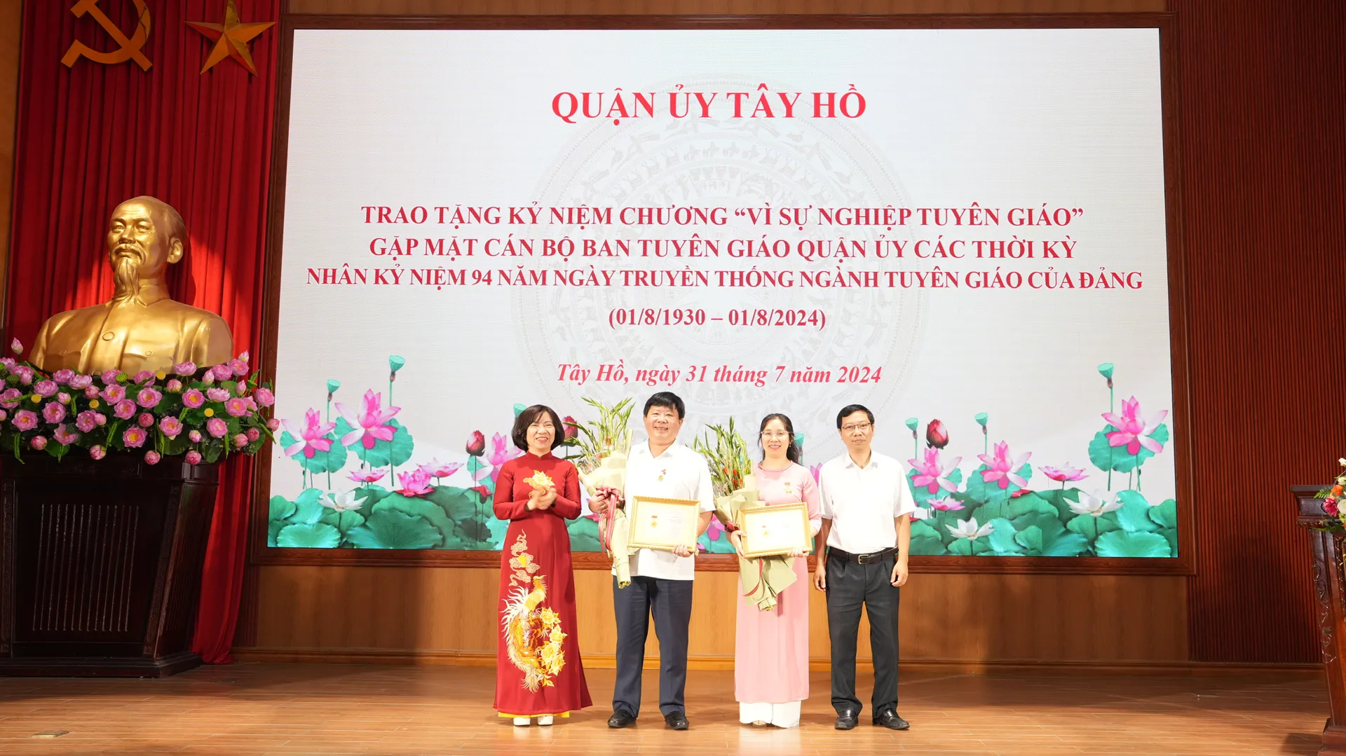 Tây Hồ: nâng cao chất lượng, hiệu quả công tác tư tưởng của Đảng bộ quận