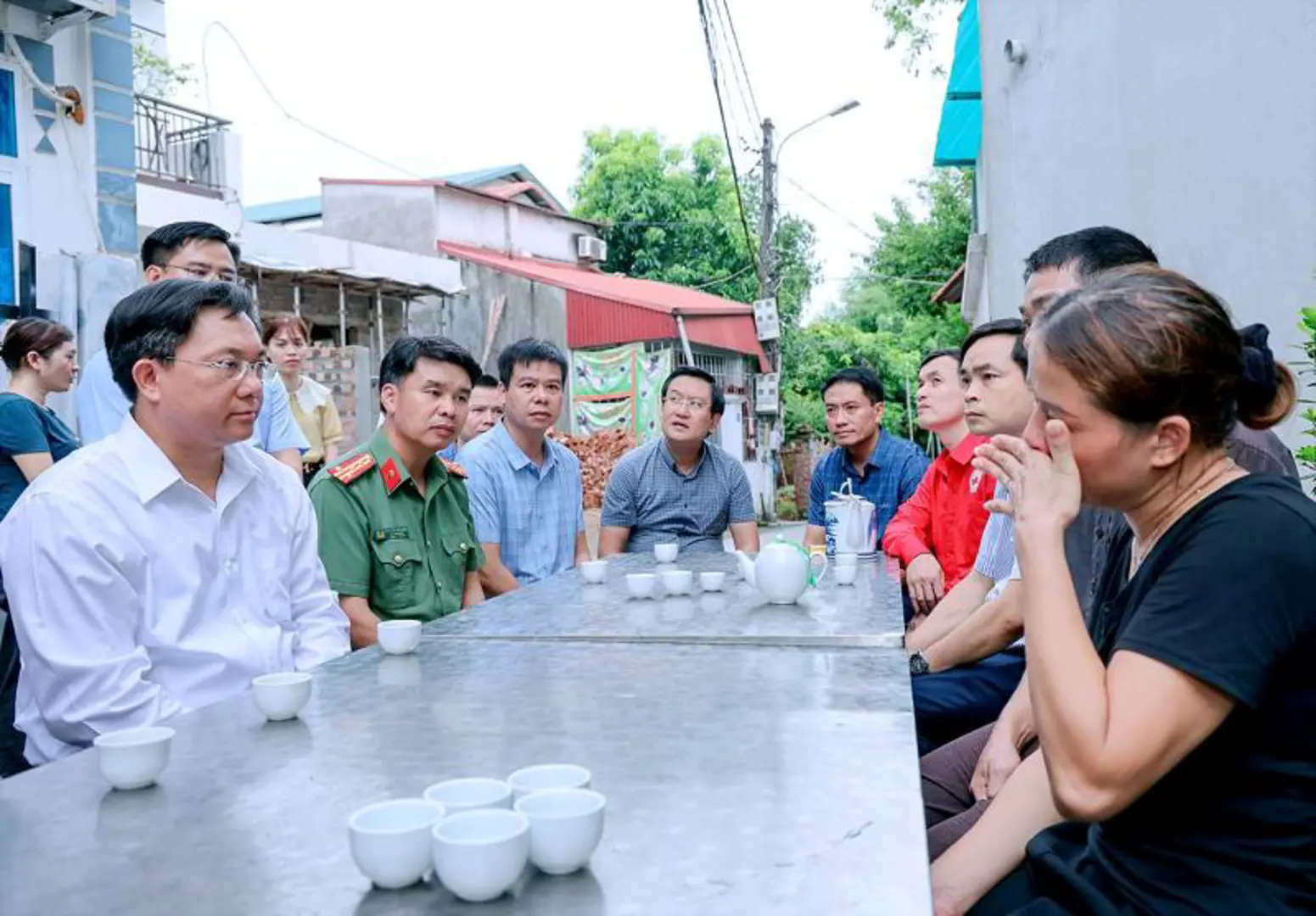 Vĩnh Phúc: thăm hỏi, chia buồn với gia đình nạn nhân tử vong do thiên tai