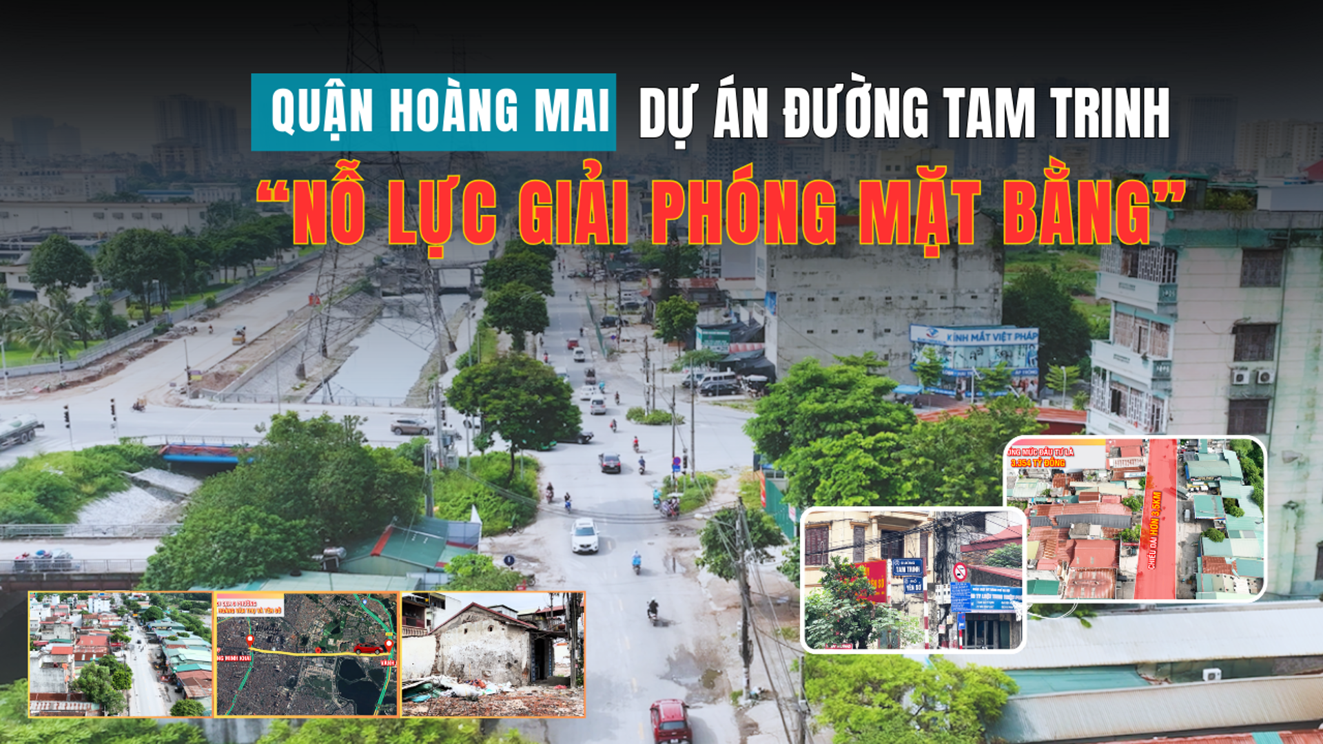 Quận Hoàng Mai nỗ lực giải phóng mặt bằng dự án đường Tam Trinh