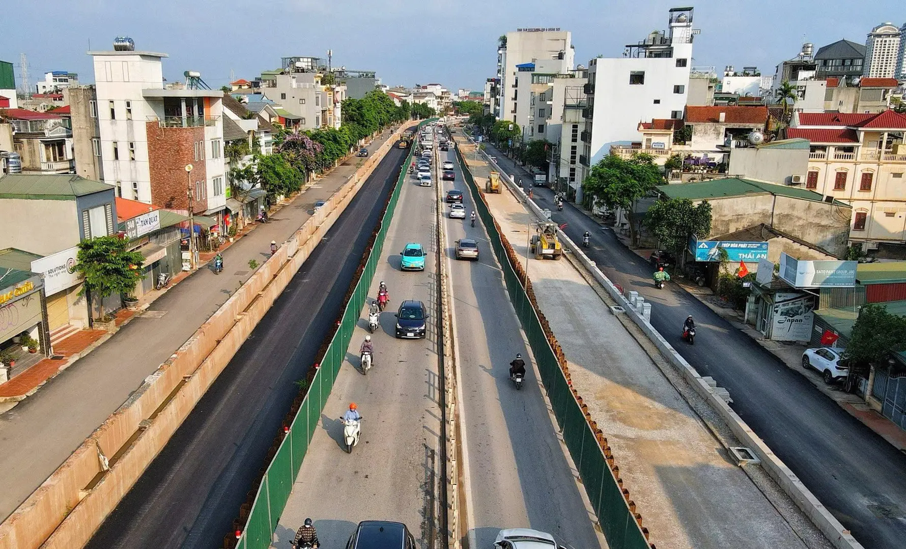 Hà Nội: thông báo phân luồng giao thông đường Âu Cơ để giảm ùn tắc