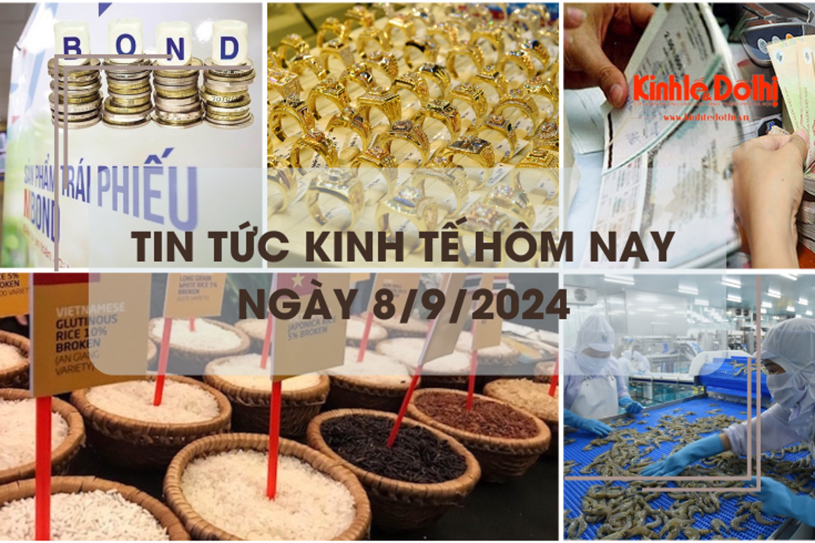 Tin tức kinh tế ngày 8/9: giá vàng nhẫn tăng nhẹ