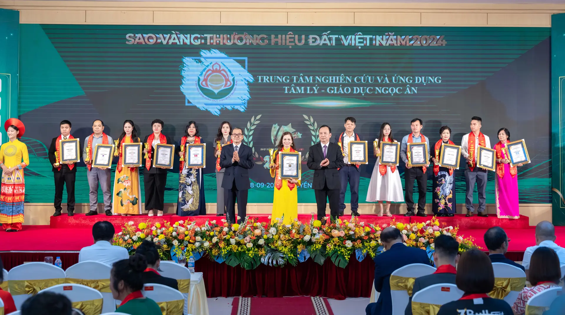 Trung tâm Ngọc Ân lọt Top 10 Sao Vàng Thương hiệu đất Việt 2024