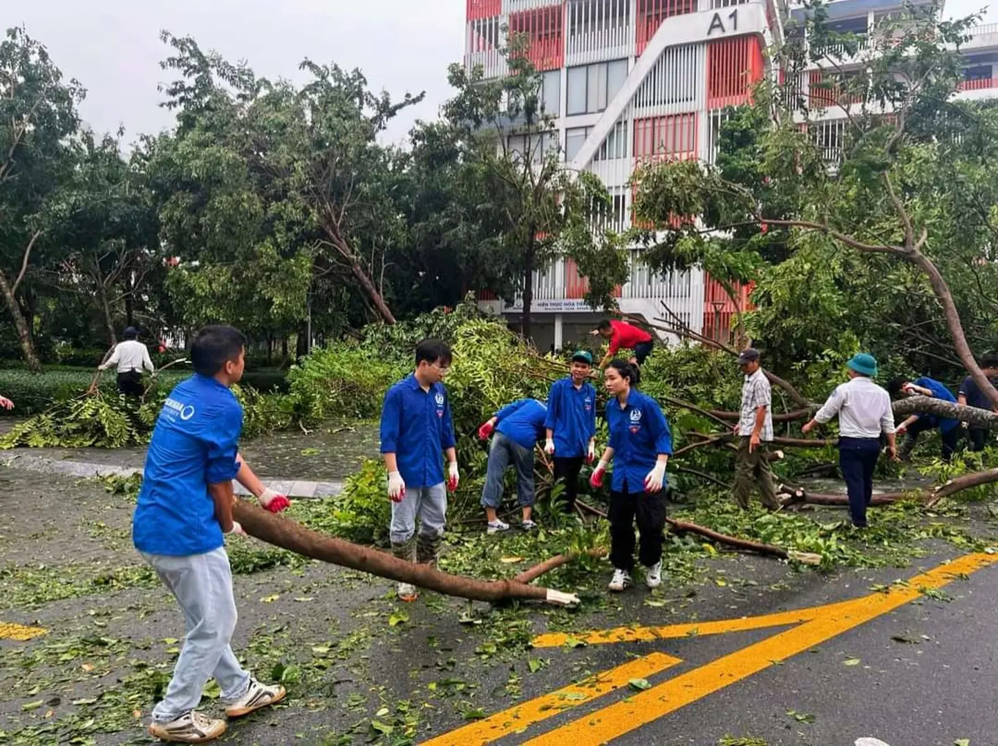 Hàng loạt trường ĐH tại Hà Nội học trực tuyến do ảnh hưởng của bão Yagi