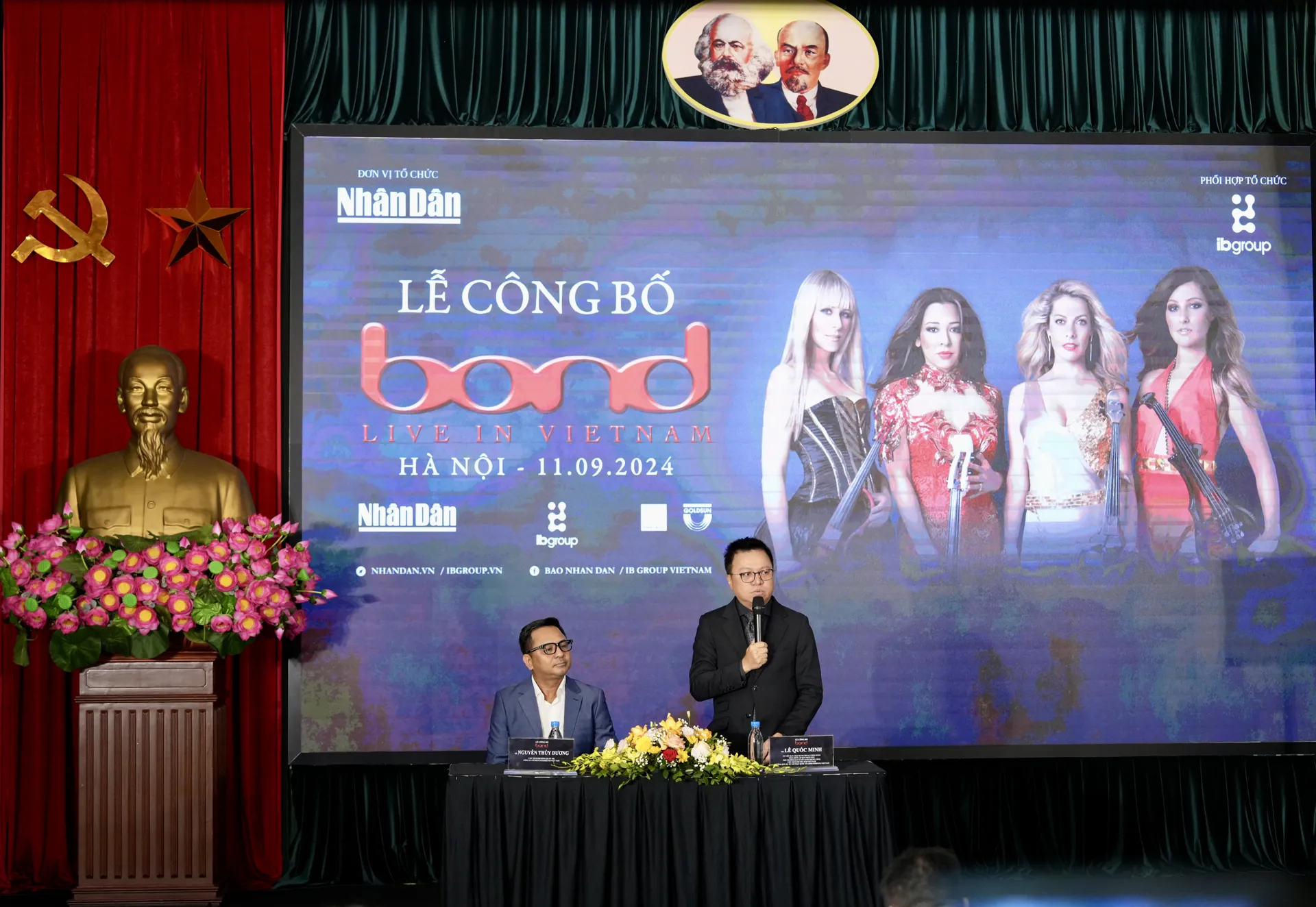 Tiền bán vé đêm nhạc "BOND Live In Vietnam" ủng hộ đồng bào bị thiệt hại do bão lũ số 3