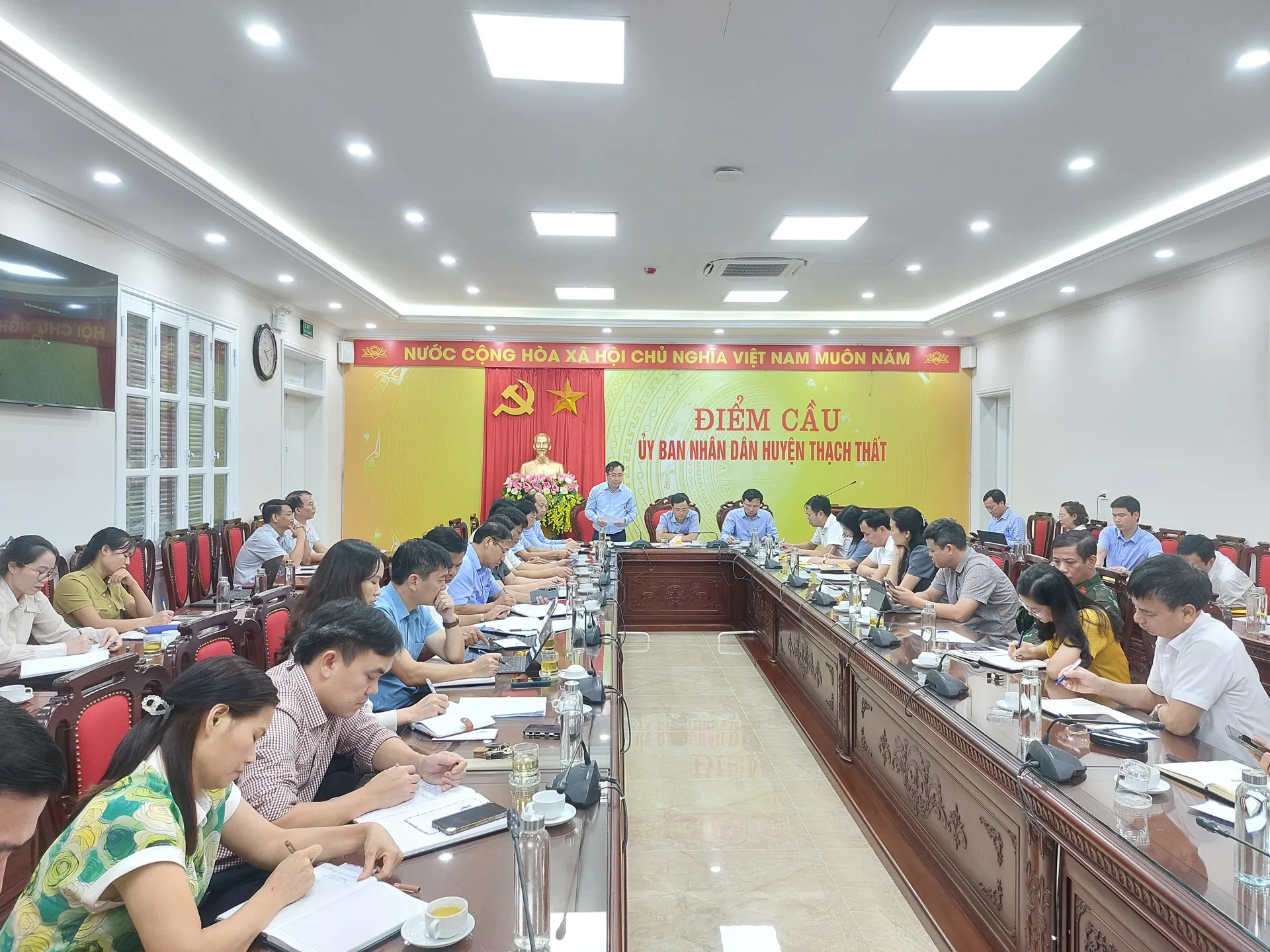 Thạch Thất: tập trung ứng phó, khắc phục hậu quả mưa lũ