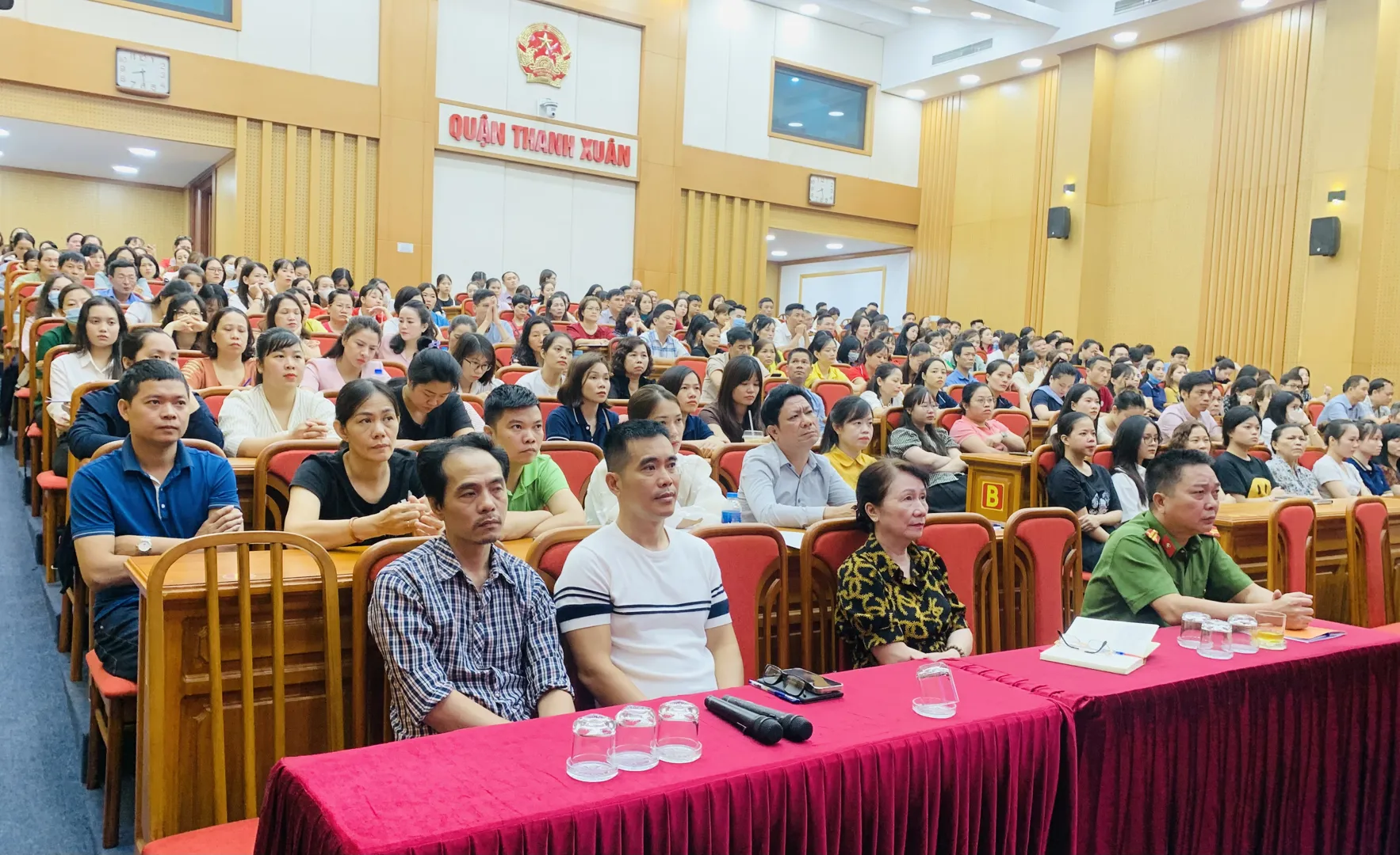 Thanh Xuân: tập huấn kỹ năng PCCC cho cán bộ, giáo viên cơ sở giáo dục