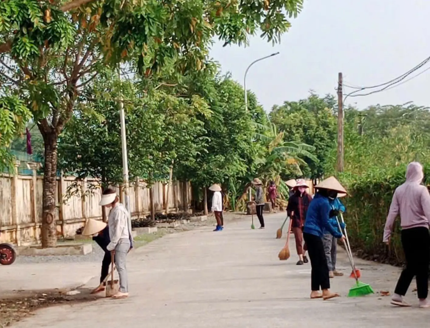 Huyện Mỹ Đức: huy động lực lượng ra quân dọn vệ sinh môi trường