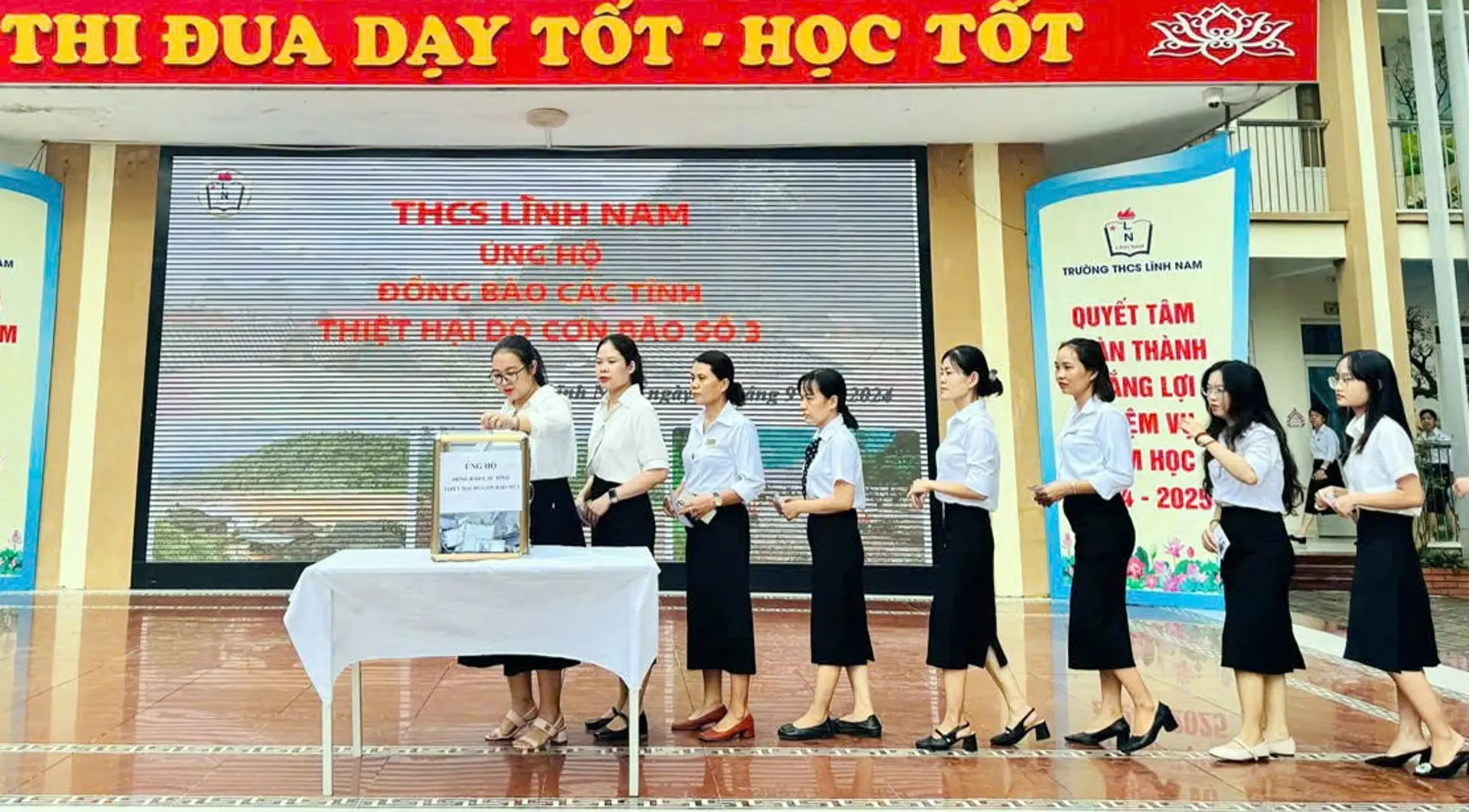 Chung tay để tất cả học sinh quận Hoàng Mai đến trường