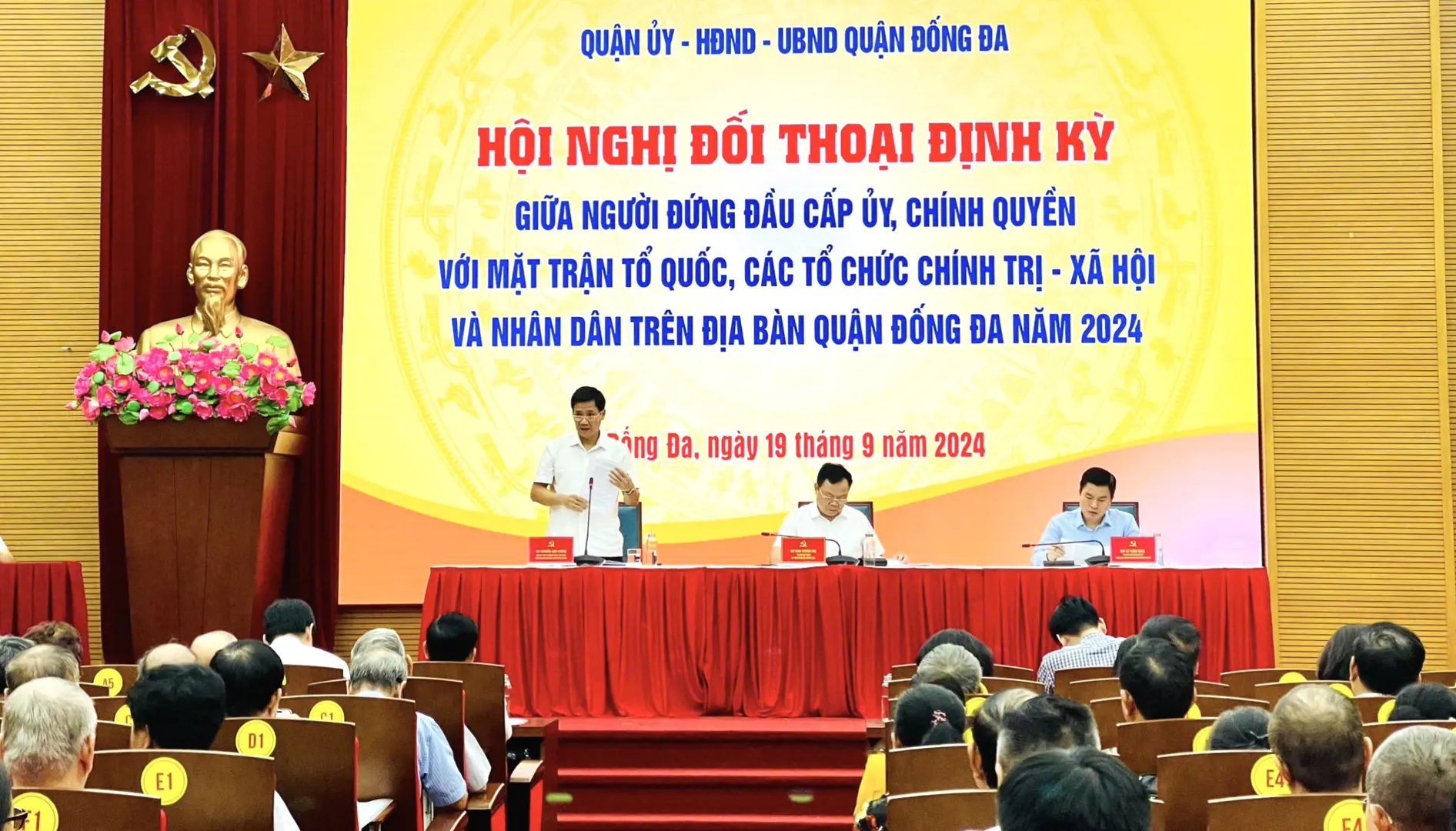 Quận Đống Đa tổ chức đối thoại về kỷ cương hành chính, phòng cháy, chữa cháy