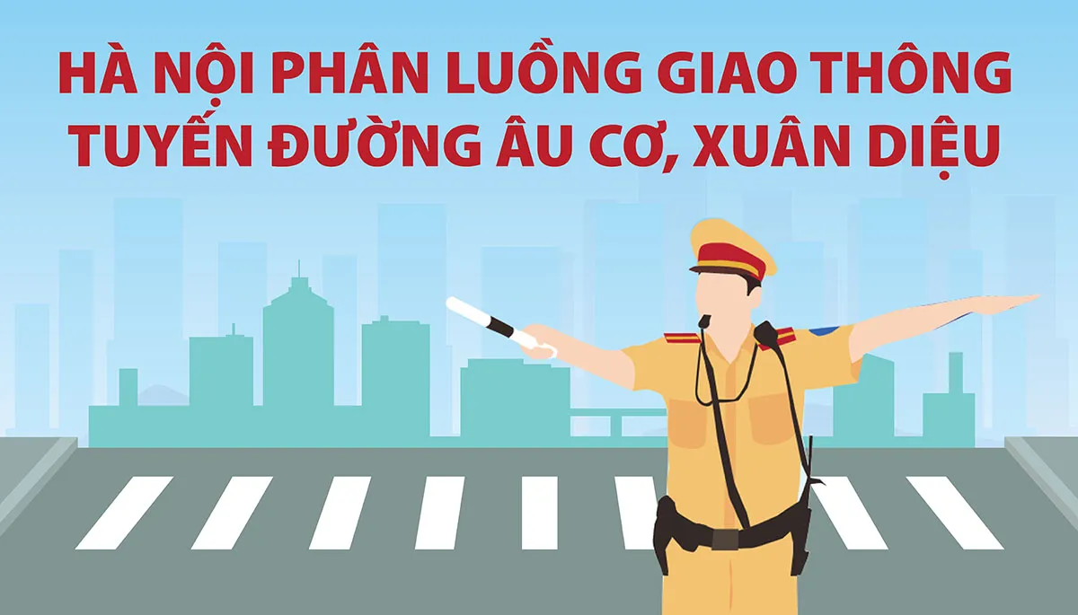 Chi tiết phân luồng lại giao thông tuyến đường Âu Cơ, Xuân Diệu