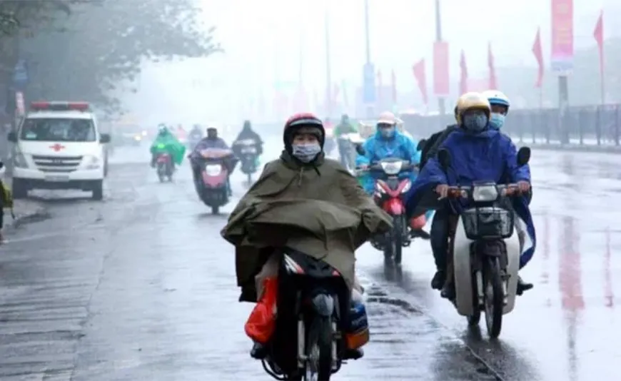 Không khí lạnh khiến Hà Nội mưa, lạnh 9 ngày, thấp nhất 19 độ C