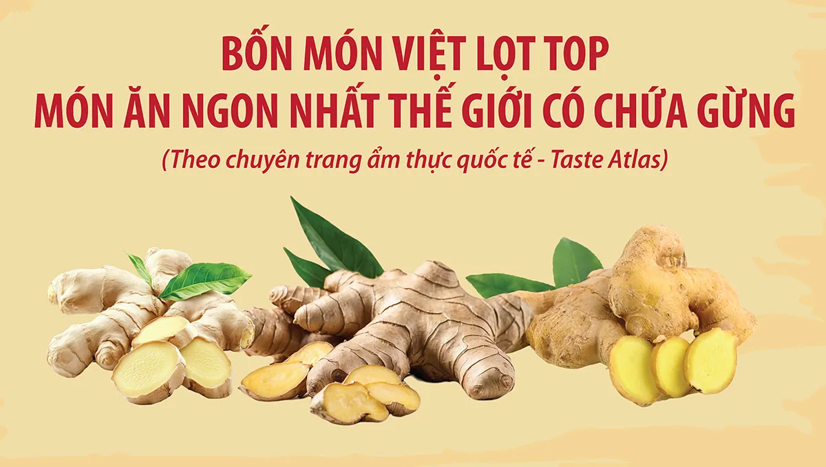 Bốn món Việt lọt top món ăn ngon nhất thế giới có chứa gừng