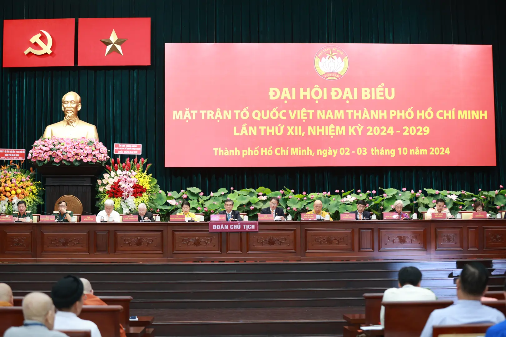 Khai mạc đại hội Mặt trận Tổ quốc Việt Nam TP Hồ Chí Minh lần XII