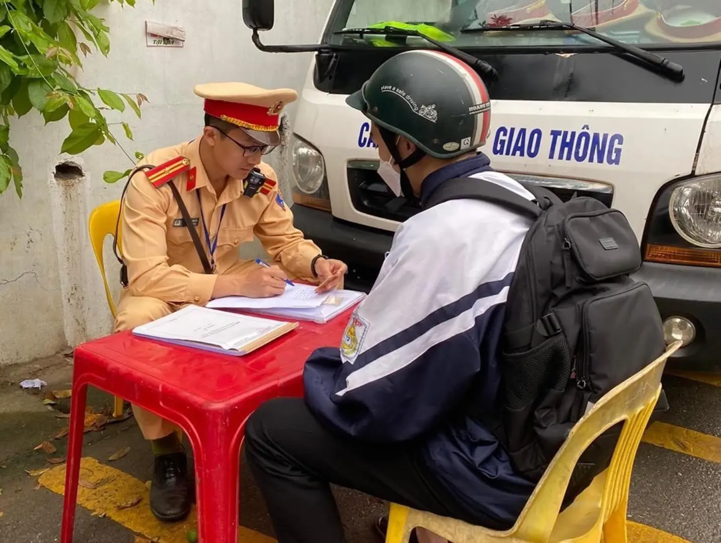 Vĩnh Phúc: xử lý tình trạng học sinh vi phạm trật tự an toàn giao thông