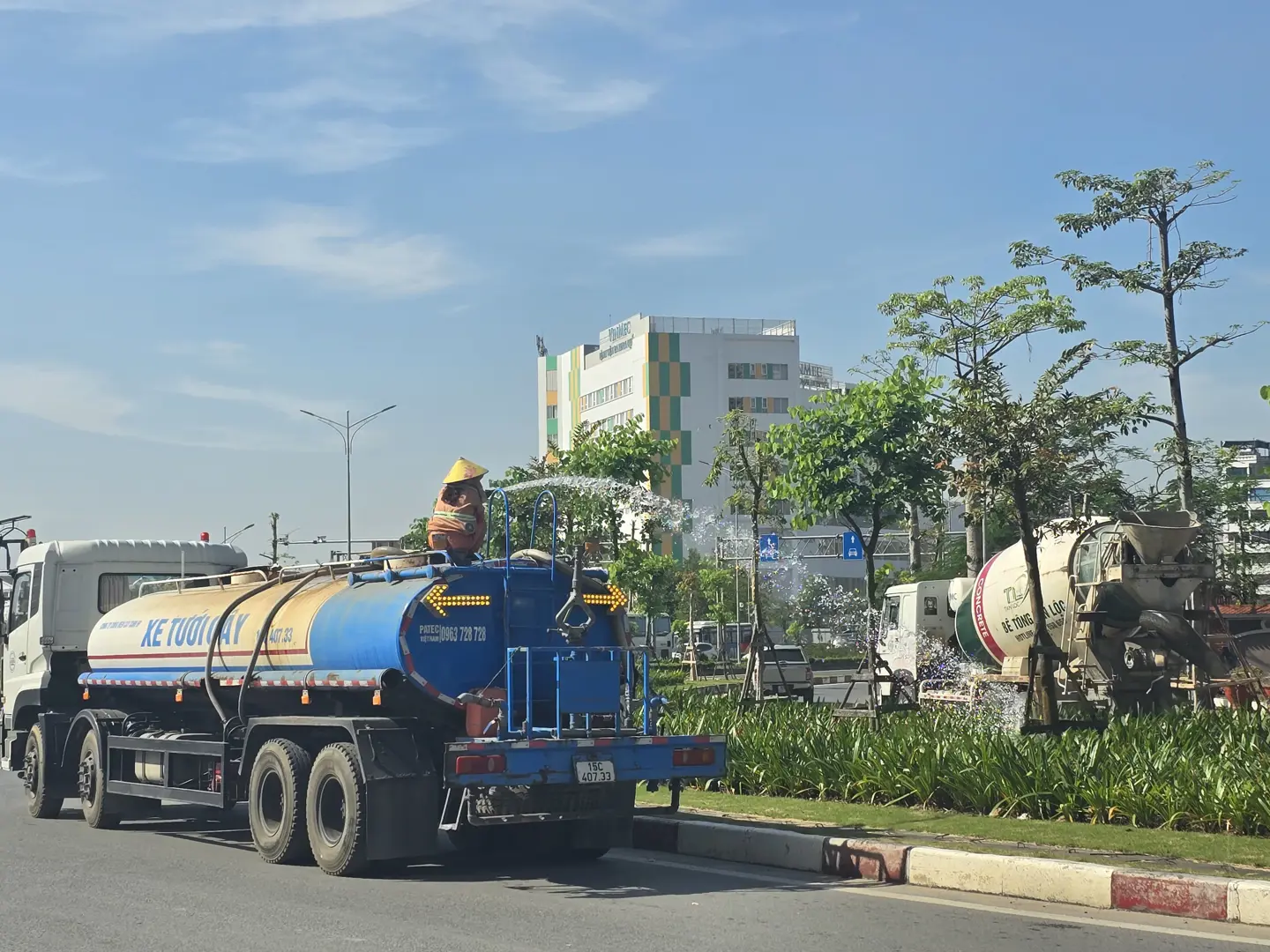 Hải Phòng: tiếp tục chăm sóc cây xanh sau khi trồng, dựng lại sau bão