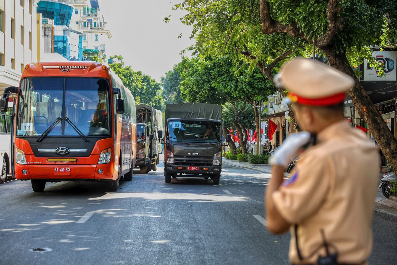 Giao thông thuận lợi nơi diễn ra chương trình "Ngày hội Văn hóa vì hòa bình"