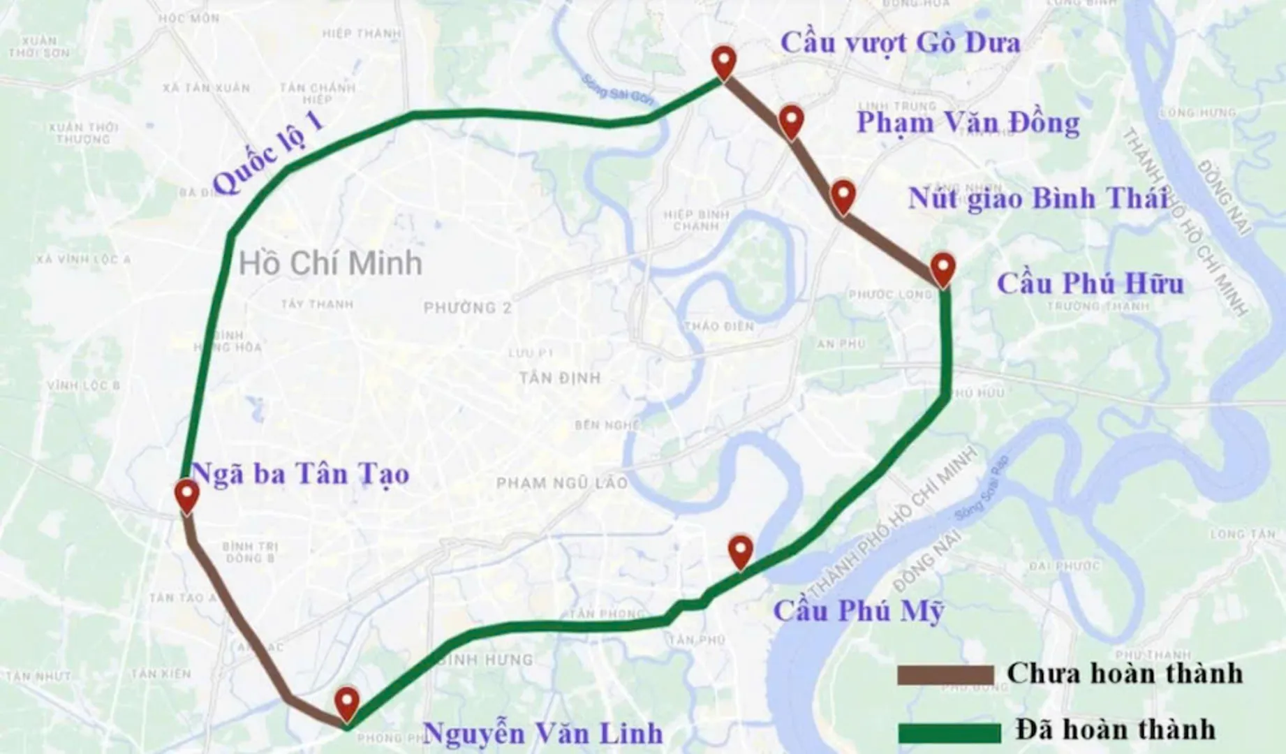 TP Hồ Chí Minh sẽ thi tuyển phương án kiến trúc nút giao thông Bình Thái