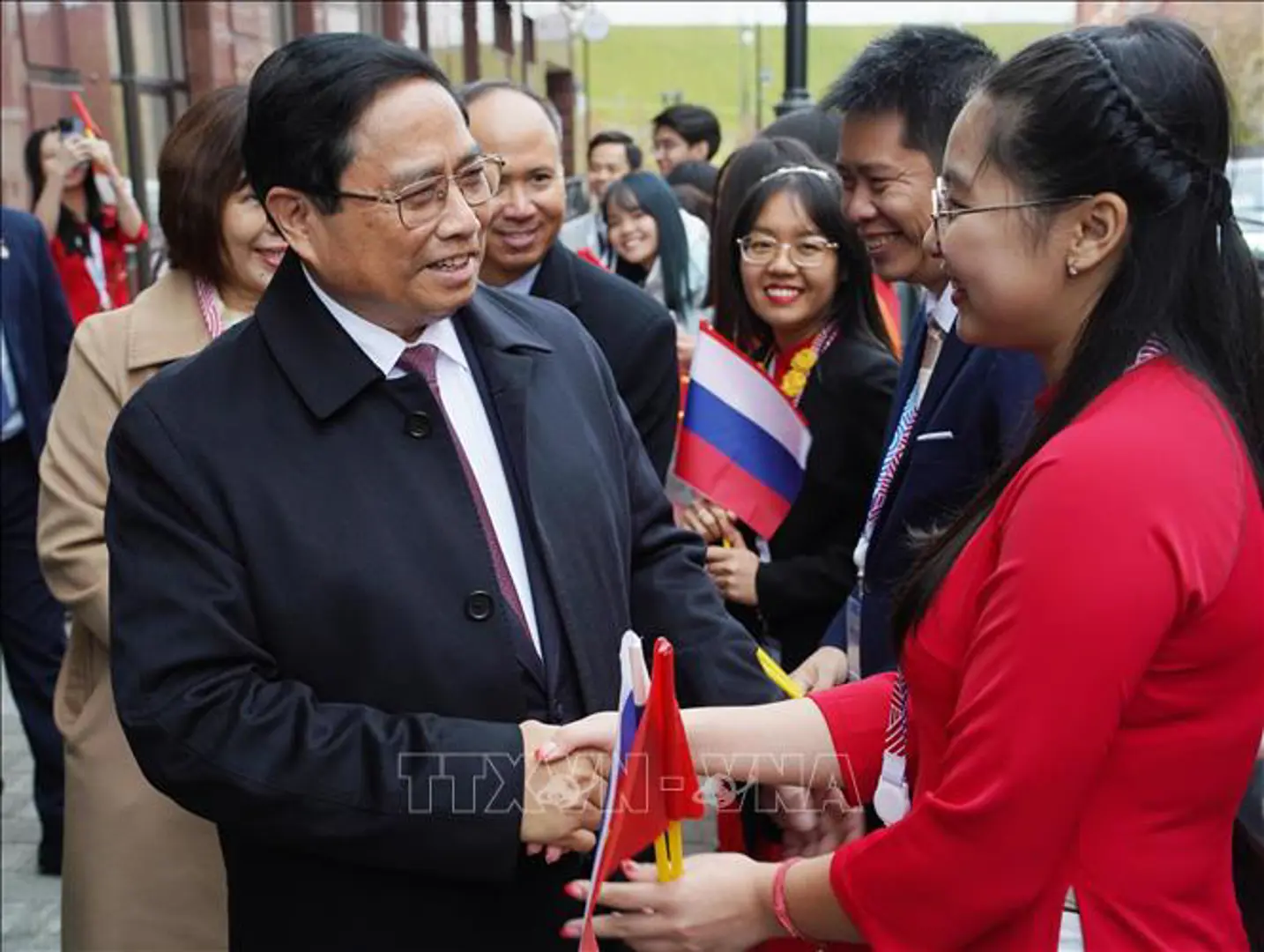 Thủ tướng Phạm Minh Chính gặp gỡ cộng đồng người Việt Nam tại Liên bang Nga