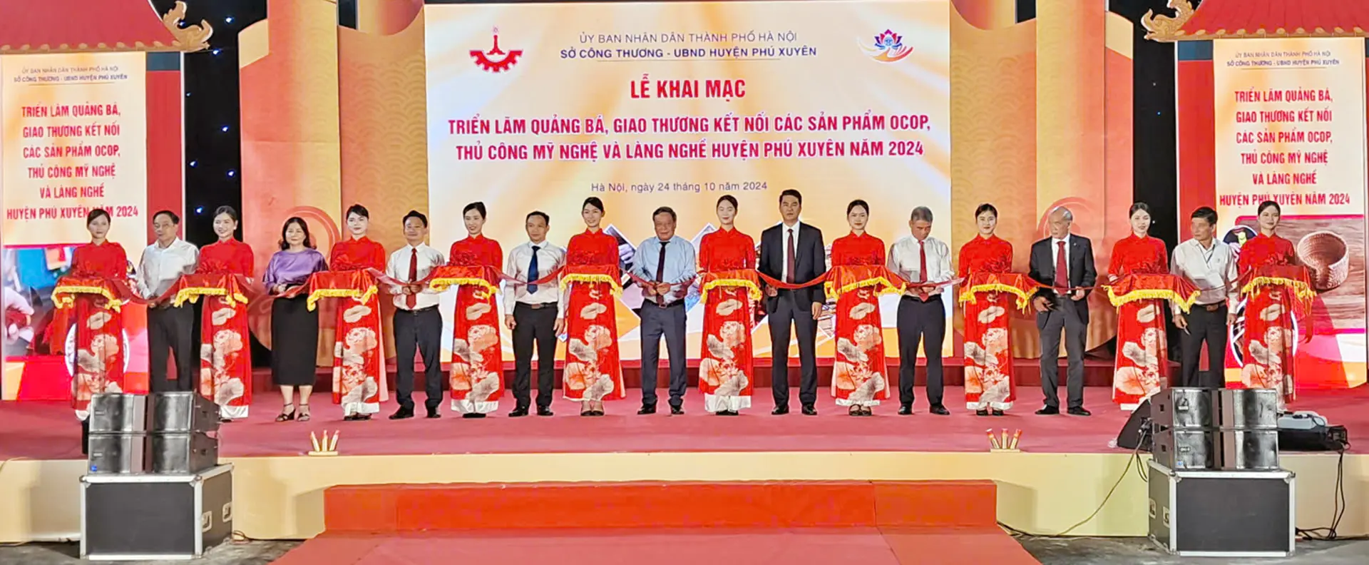 Khai mạc triển lãm sản phẩm OCOP và thủ công mỹ nghệ huyện Phú Xuyên