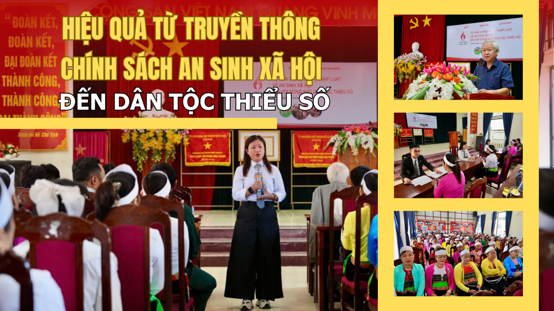 Truyền thông chính sách an sinh xã hội đến đồng bào dân tộc thiểu số