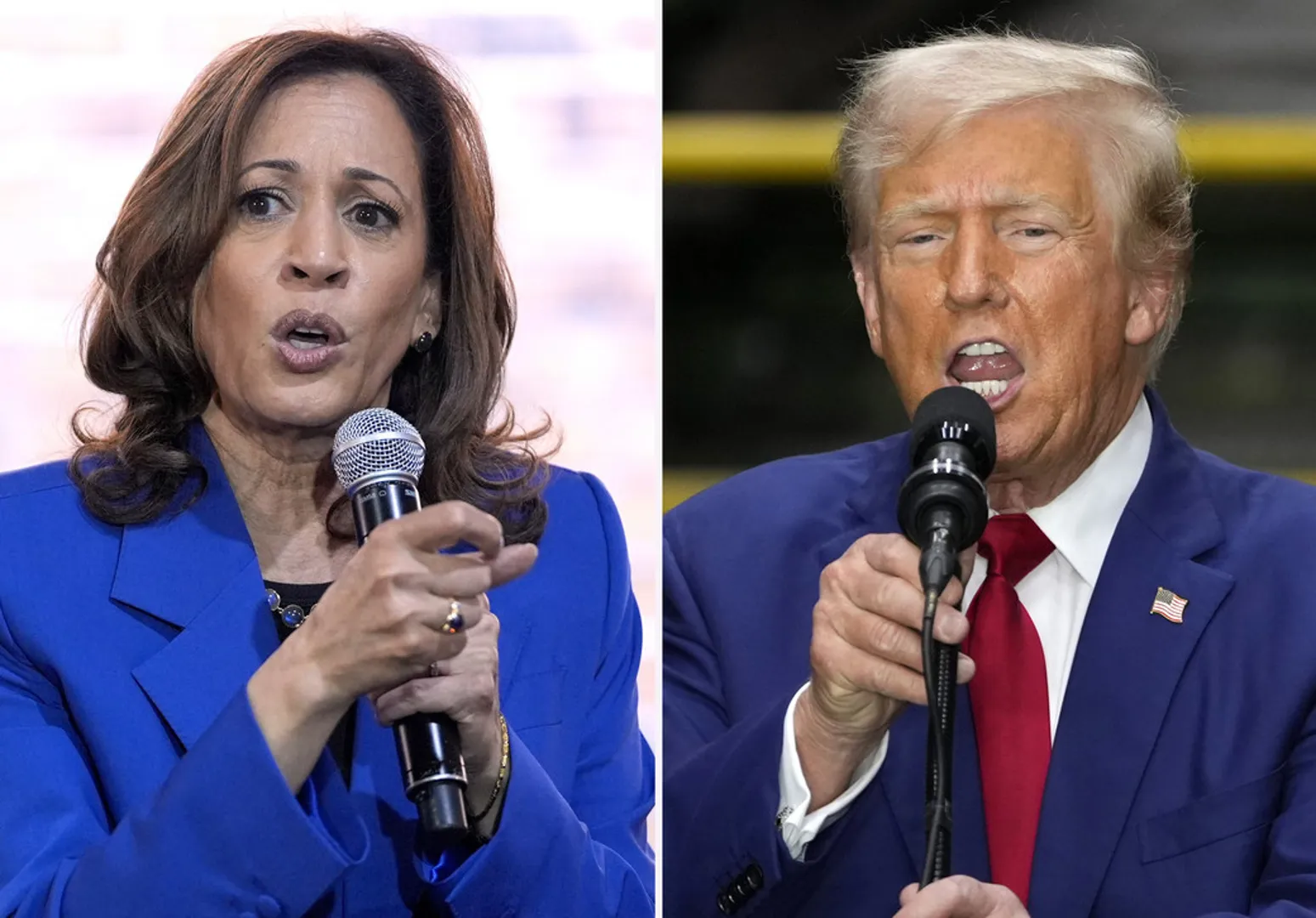 Thăm dò cuối cùng của ông Trump và bà Harris tại các bang chiến trường