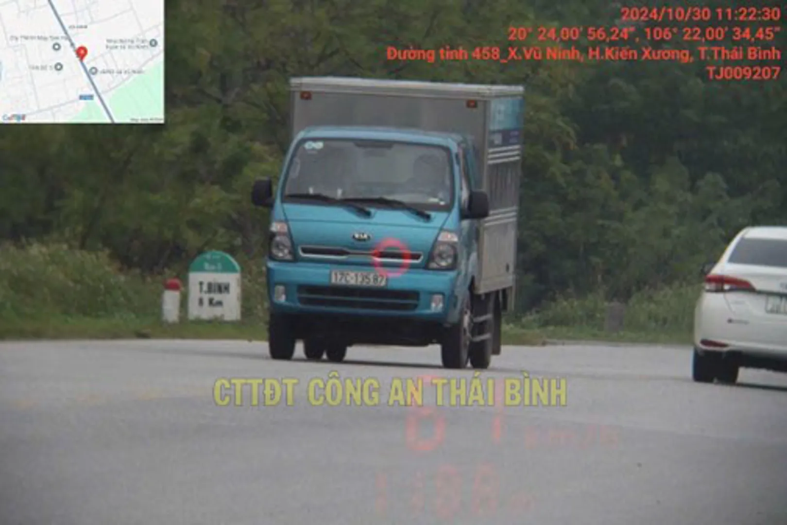 Thái Bình: 90 lượt phương tiện bị phạt nguội trong tuần