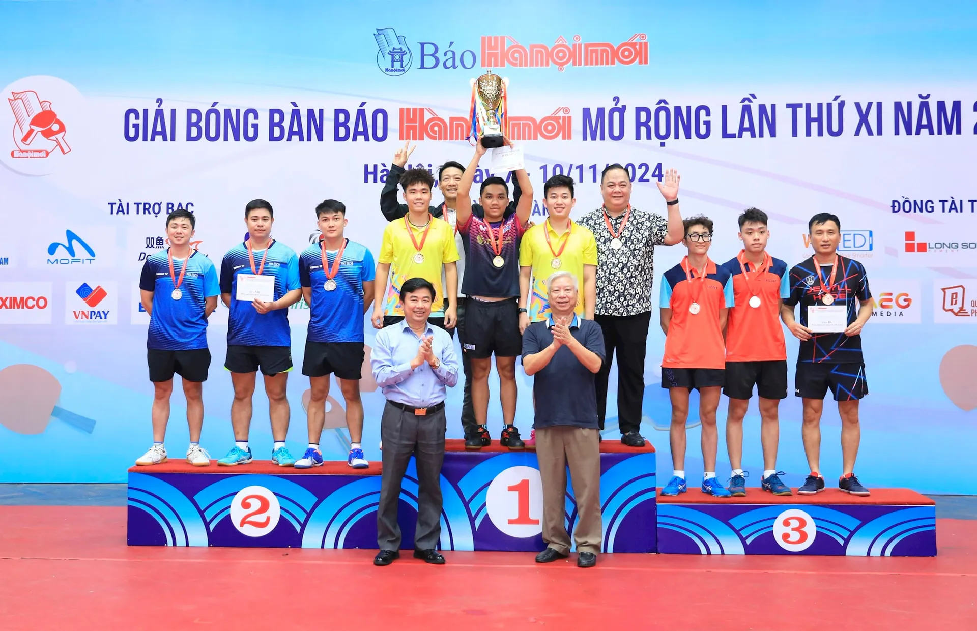 Bế mạc Giải Bóng bàn Báo Hànộimới mở rộng lần thứ XI năm 2024