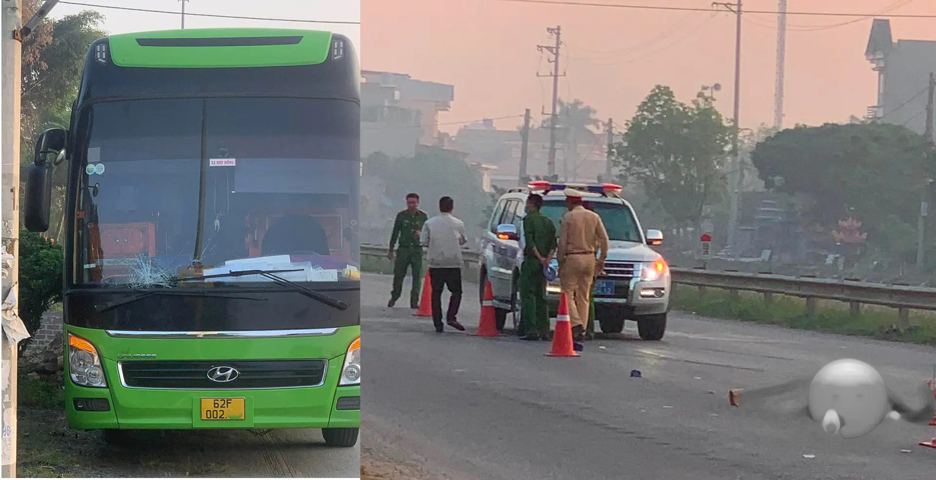 Tai nạn giao thông mới nhất 12/11/2024: bị xe khách tông văng cả chục mét