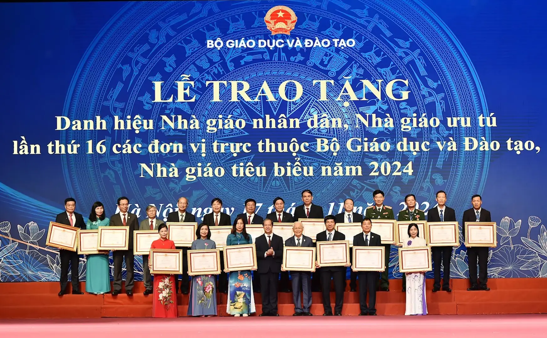 Tôn vinh Nhà giáo Nhân dân, Nhà giáo ưu tú, Nhà giáo tiêu biểu năm 2024