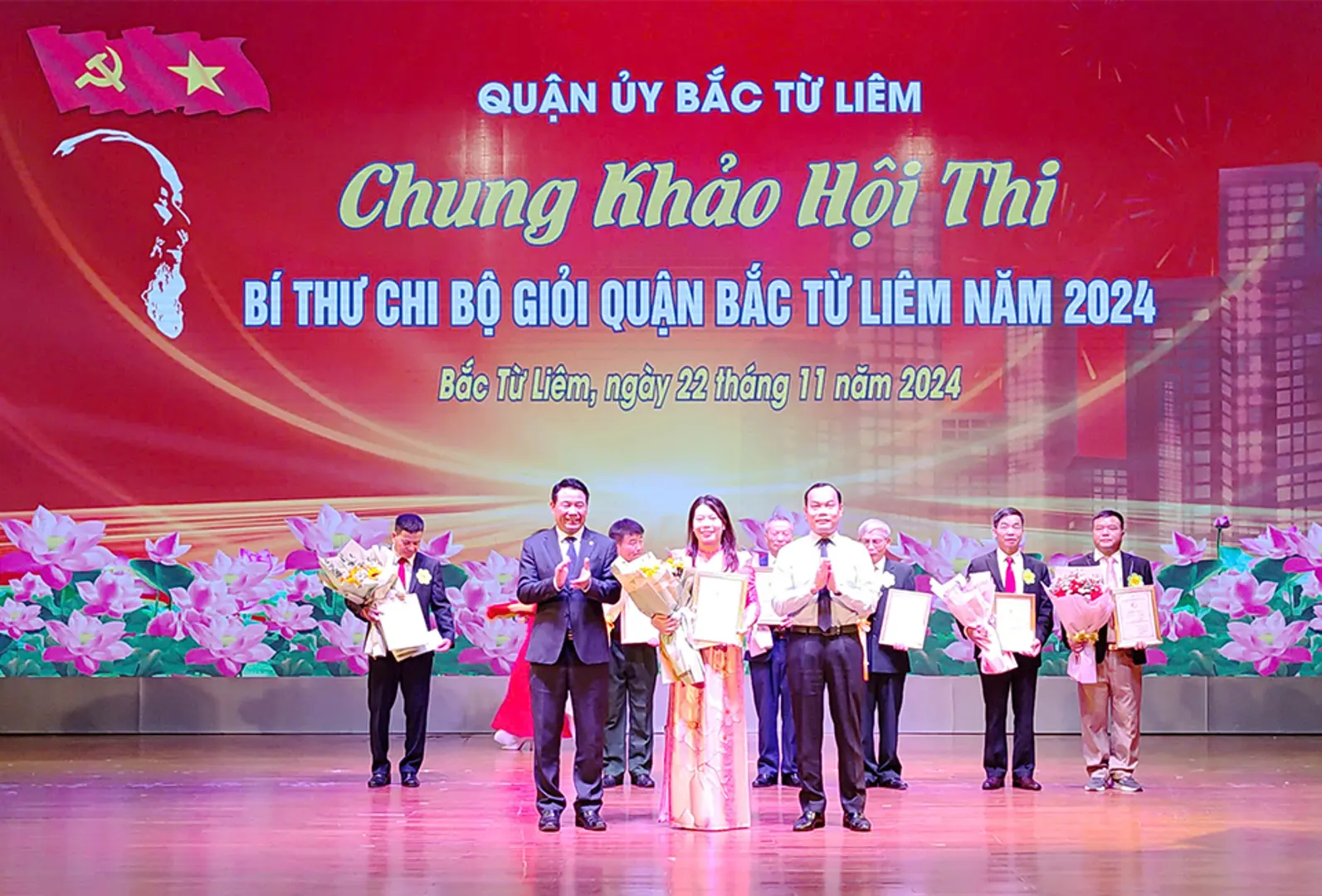 Chung khảo hội thi Bí thư chi bộ giỏi quận Bắc Từ Liêm năm 2024