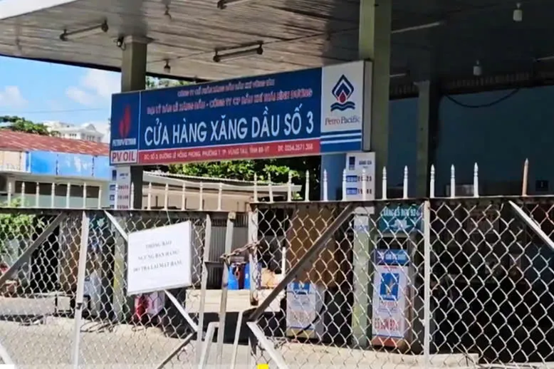 Cửa hàng xăng dầu số 3 bị đóng cửa vì gian lận bán xăng