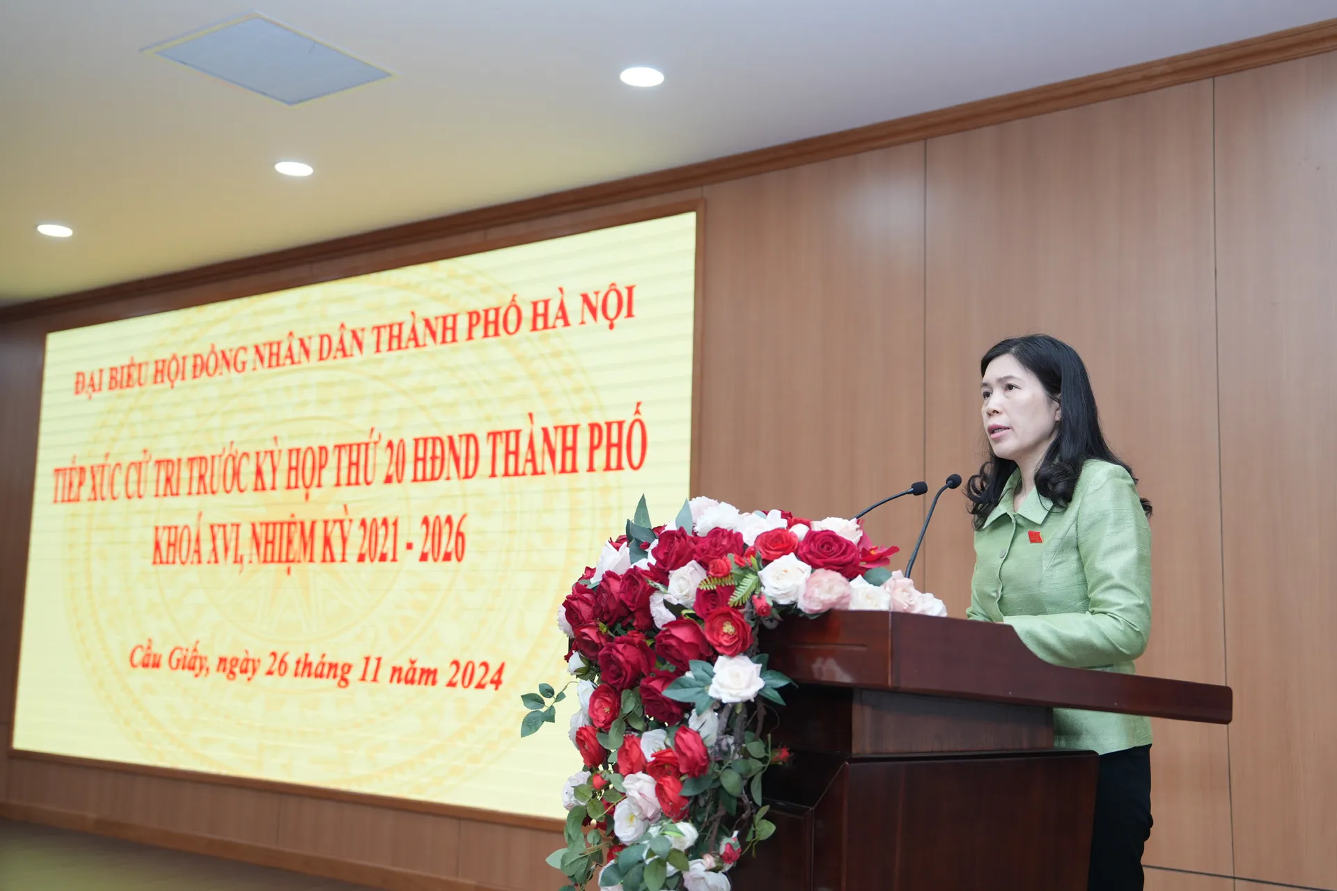 Cử tri Cầu Giấy kiến nghị nhiều nội dung về công tác quản lý đô thị