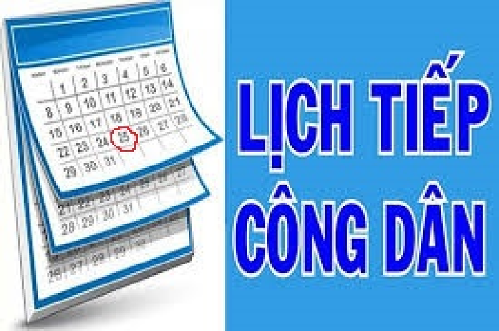 Lịch tiếp công dân của Đoàn đại biểu Quốc hội Thành phố Hà Nội