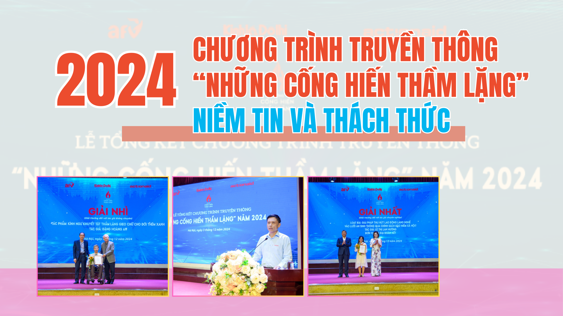 Chương trình truyền thông “Những cống hiến thầm lặng” niềm tin và thách thức