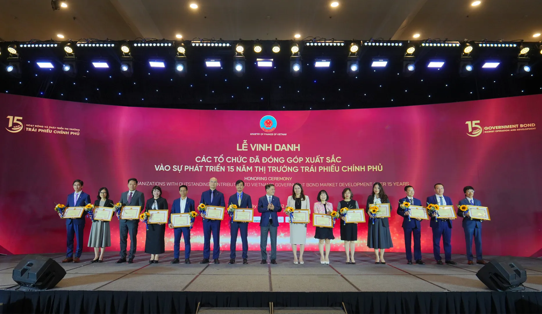 Agribank được vinh danh“Top 10 nhà tạo lập thị trường trái phiếu Chính phủ Việt Nam”