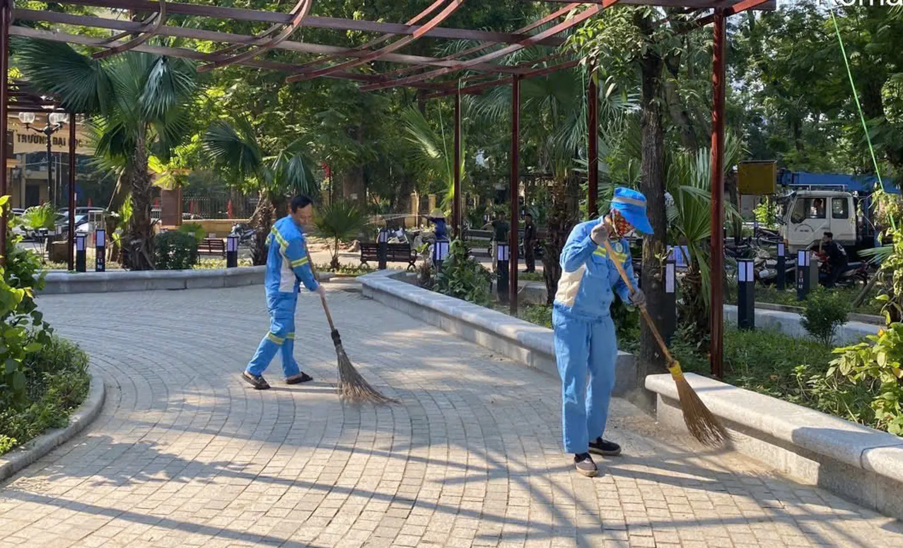 Cao điểm ra quân đảm bảo vệ sinh môi trường tại quận Đống Đa