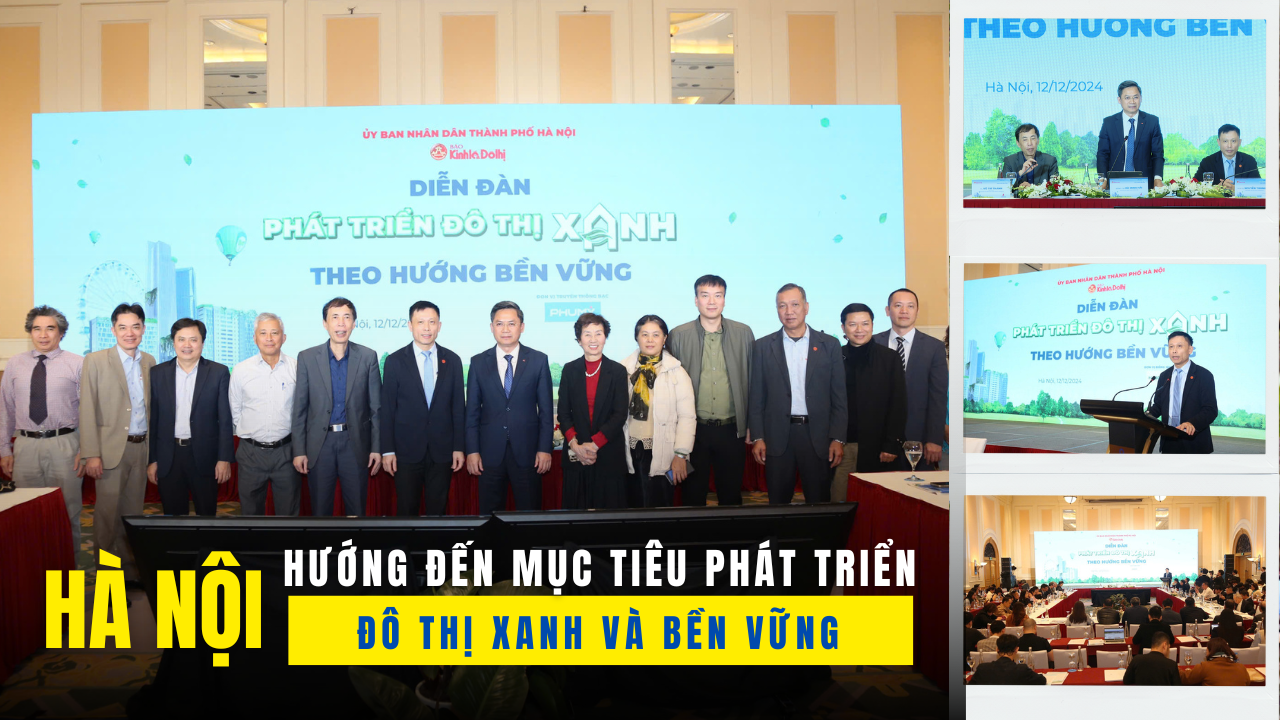 Hà Nội hướng đến mục tiêu phát triển đô thị xanh và bền vững