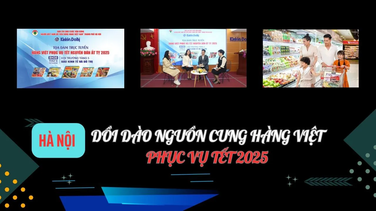 Hà Nội: dồi dào nguồn cung hàng Việt phục vụ Tết 2025
