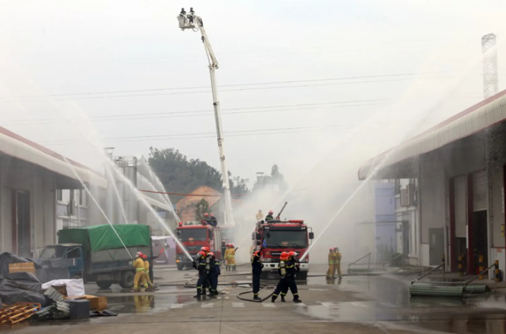 Thái Nguyên diễn tập phương án chữa cháy và cứu nạn, cứu hộ quy mô lớn