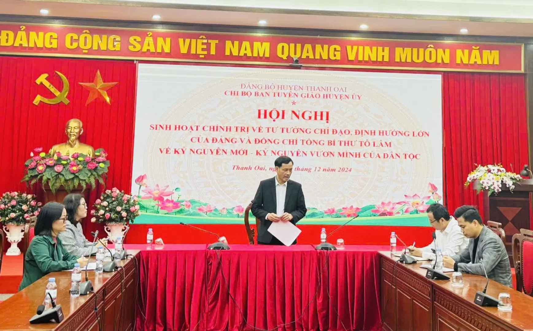 Cán bộ, đảng viên nhận thức sâu sắc "kỷ nguyên vươn mình của dân tộc"