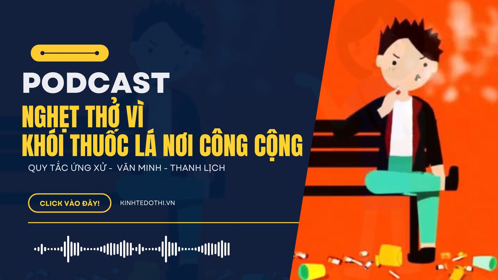 Nghẹt thở vì khói thuốc lá nơi công cộng