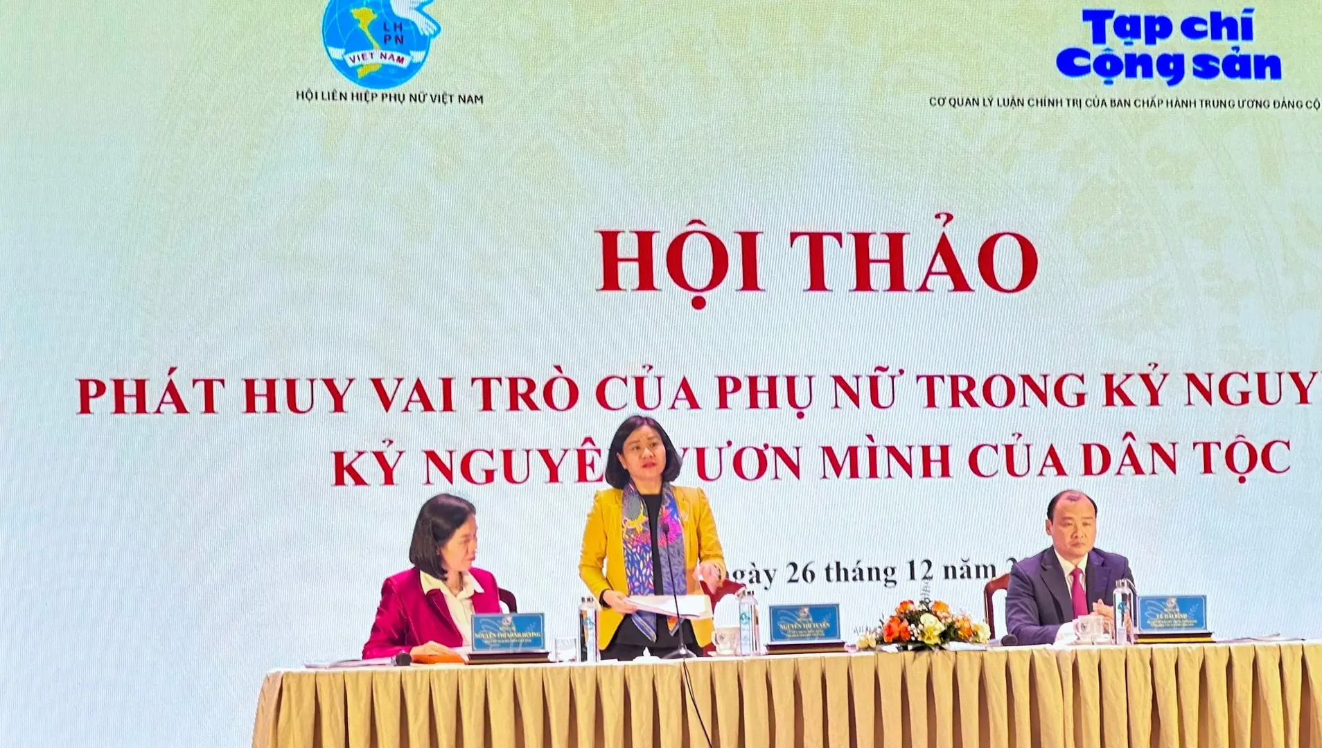 Phát huy trí tuệ, vai trò của phụ nữ trong kỷ nguyên vươn mình của dân tộc