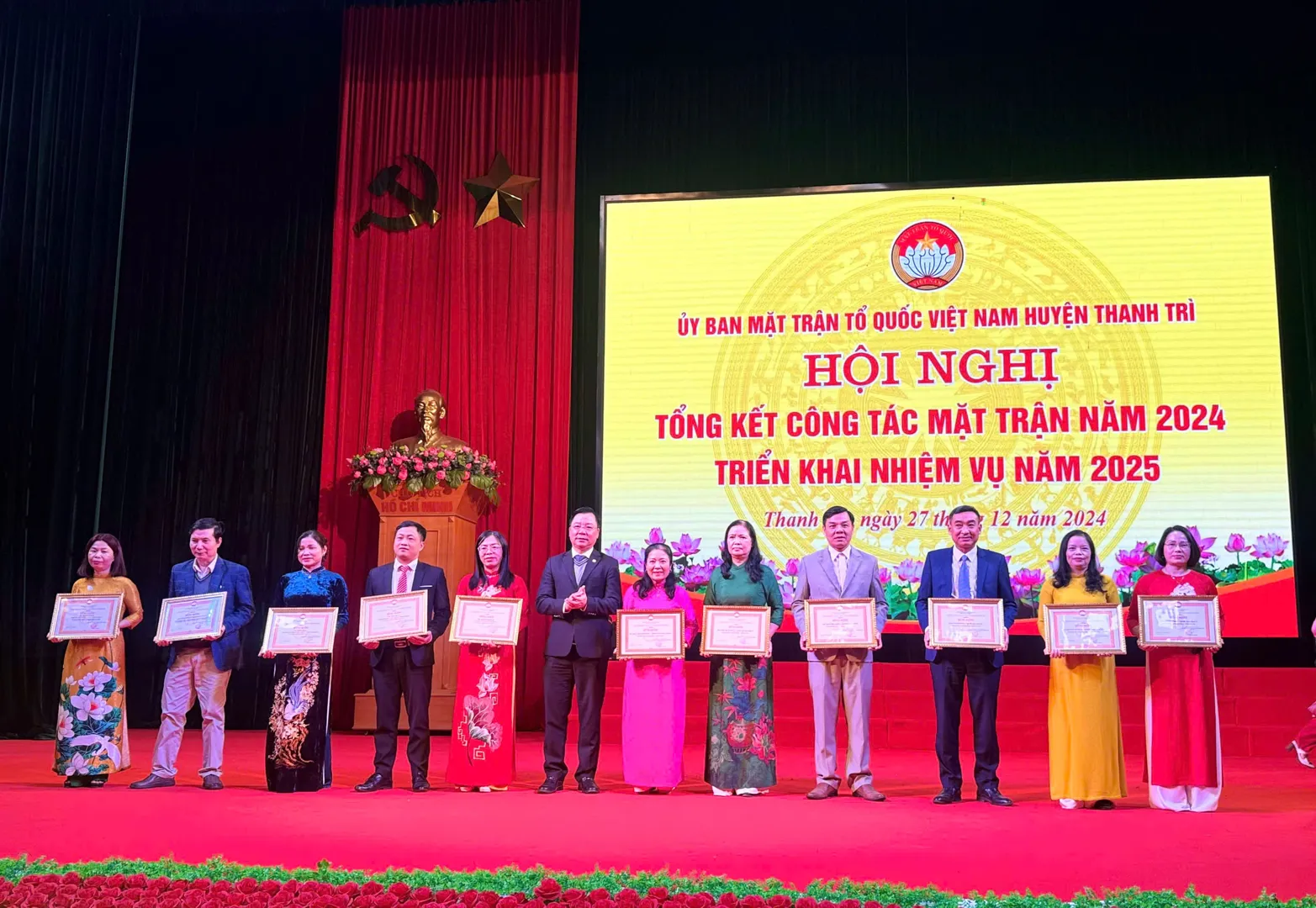 MTTQ Việt Nam huyện Thanh Trì: Phát huy hiệu quả các phong trào thi đua