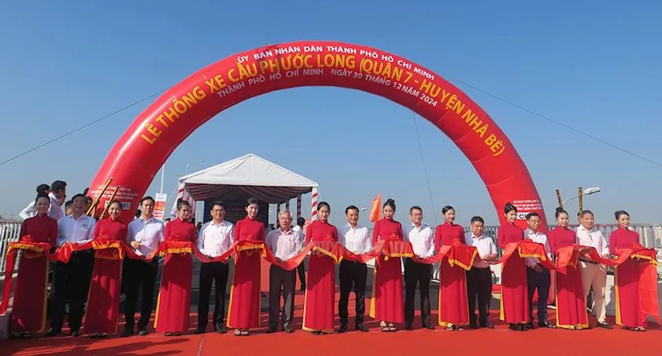 TP Hồ Chí Minh tổ chức Lễ thông xe 4 công trình giao thông quan trọng
