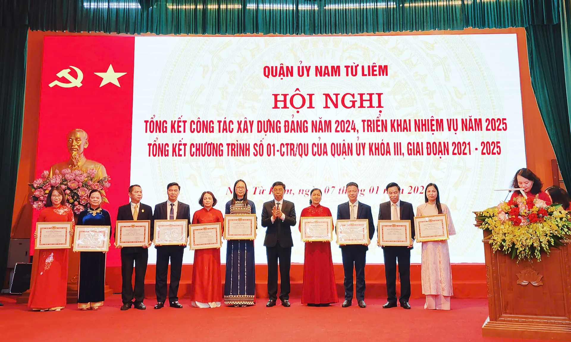 Nam Từ Liêm tổng kết công tác xây dựng Đảng năm 2024 và Chương trình 01-CTr/QU