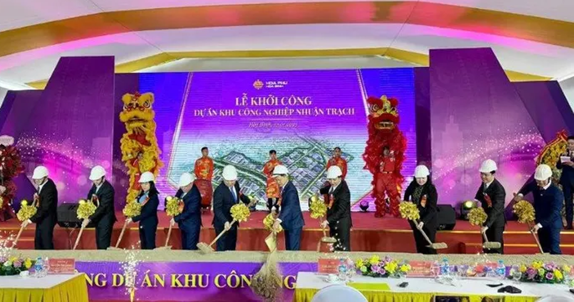 Hòa Bình: khởi công xây dựng Khu công nghiệp Nhuận Trạch