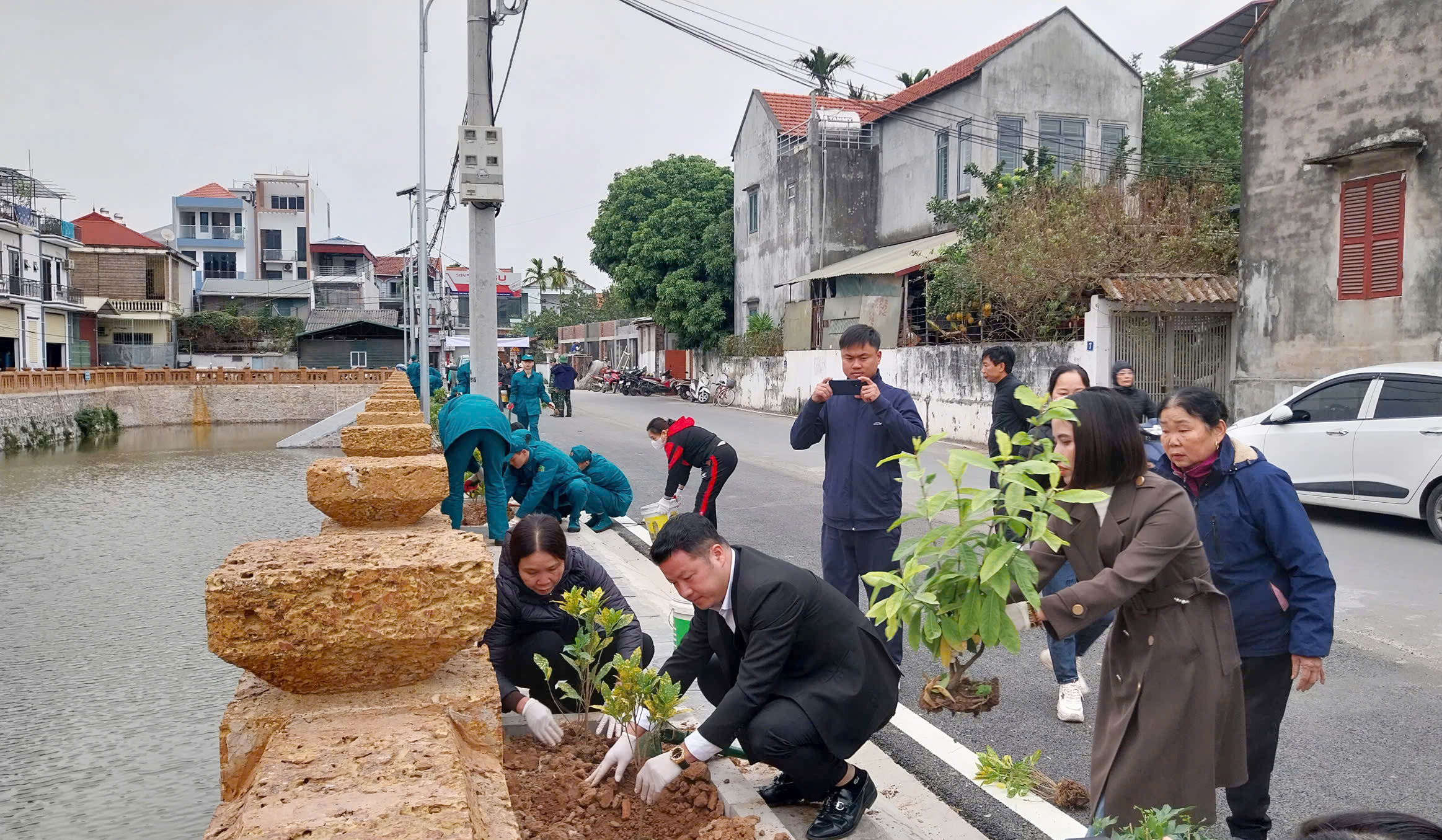 Huyện Đan Phượng thi đua giữ gìn cảnh quan sáng – xanh - sạch - đẹp