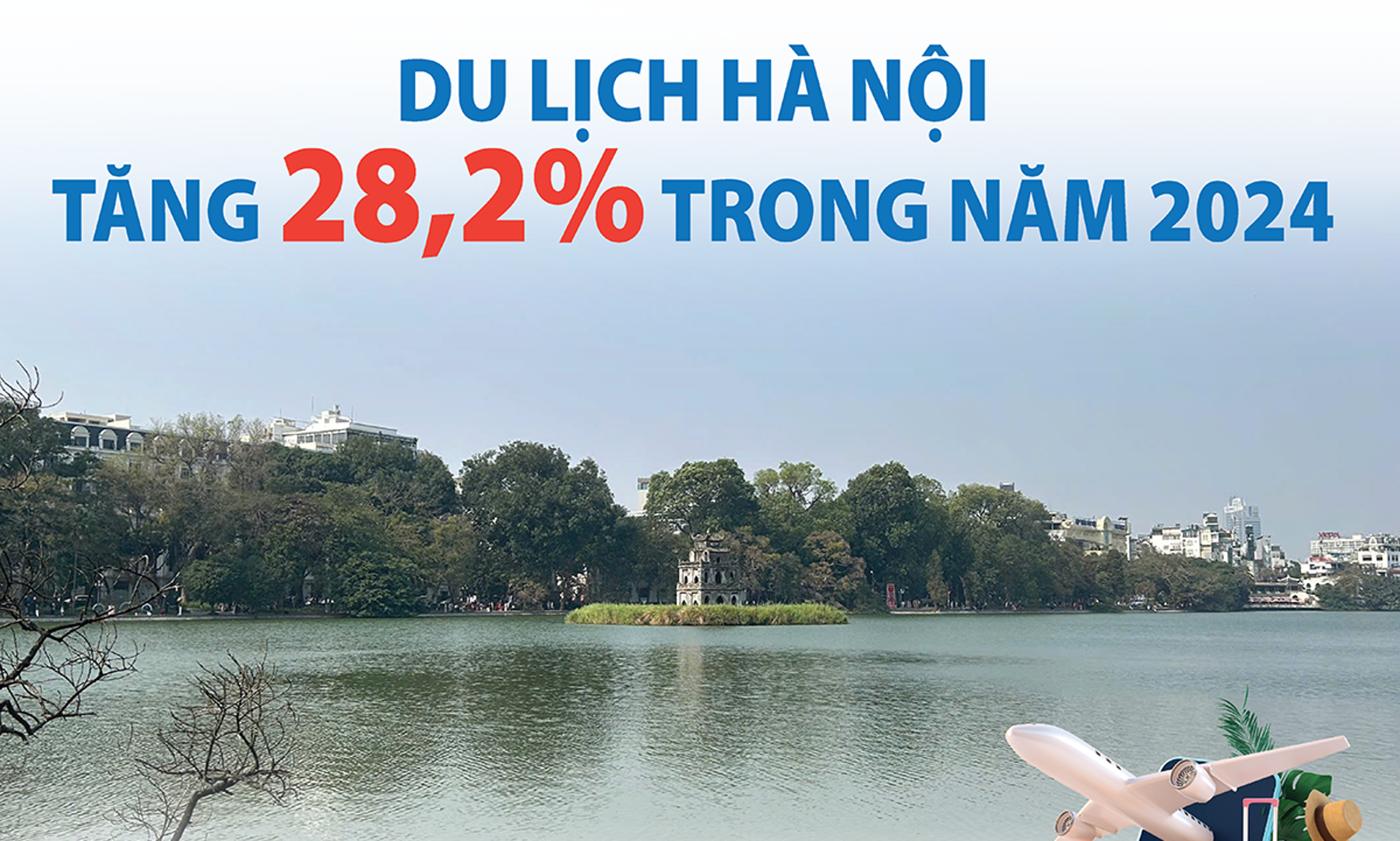 Hà Nội: Lượng khách du lịch tăng 28,2% trong năm 2024